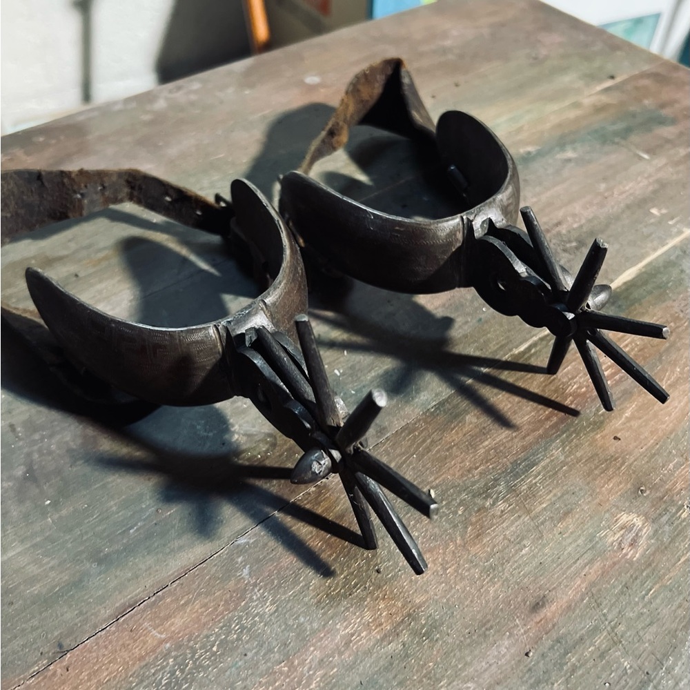 Pair of Western-Style Riding Spurs